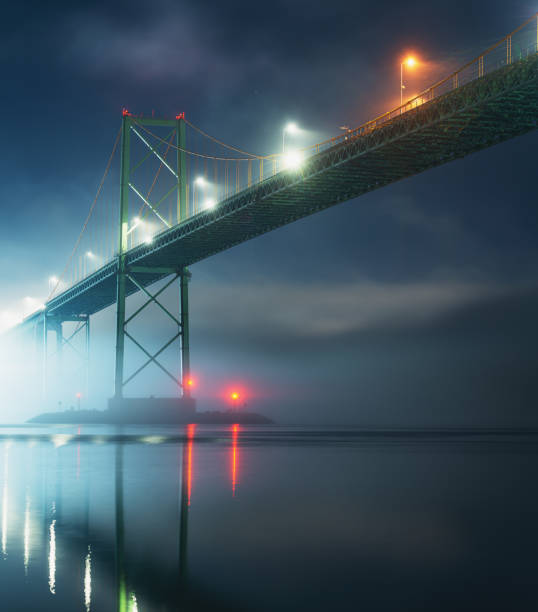 Bridge On Foggy Night