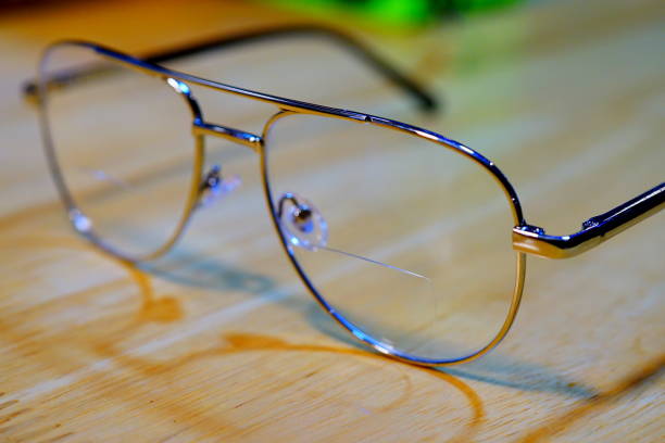 istock Close-up Glasses with both lens 1309669750