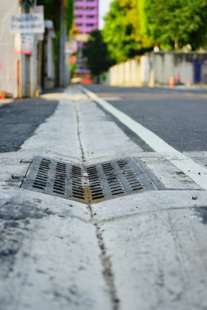 istock Metal grille closing the road 1309669808