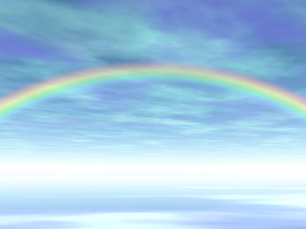 istock Fantastic landscape of Clouds and Rainbow 1309673587