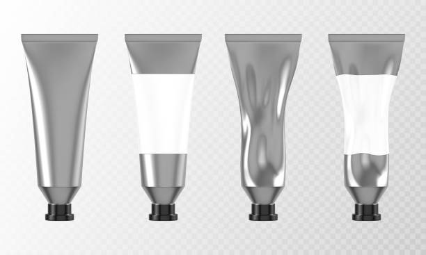 istock Metal tube for hand cream or paints 3d mockup 1309675911