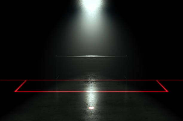 Futuristic Illuminated Football Goal