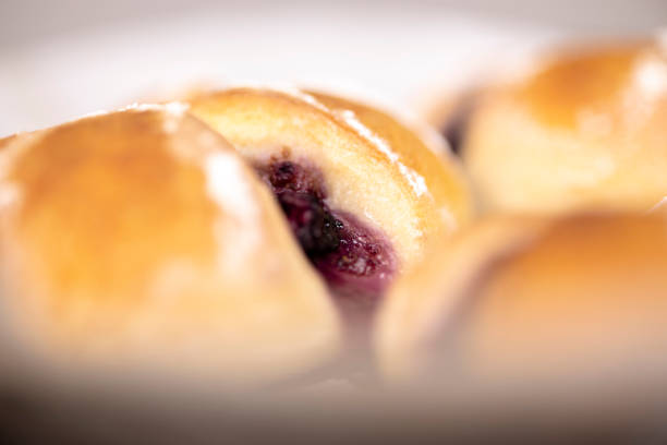 artisan bread: blueberry sweet bun