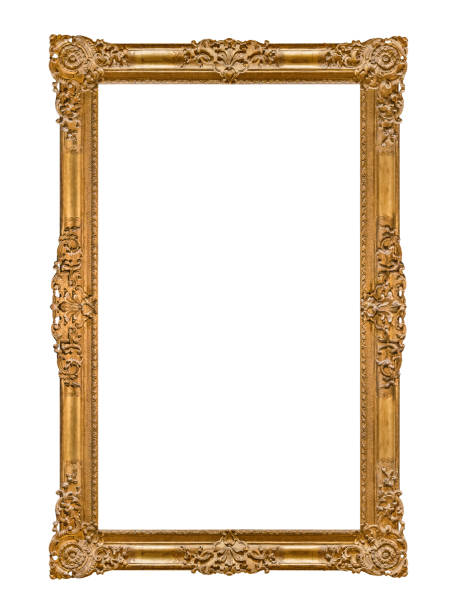 istock Old wooden picture frame 1309696386