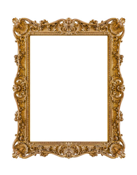 istock Old wooden picture frame 1309696499