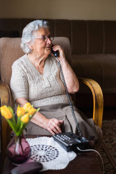 istock Senior woman talking on her phone 1309701296