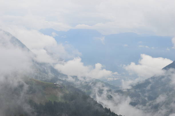 istock Landscape in Southtyrol in clouds 1309703625
