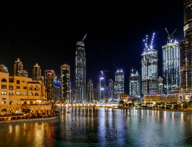 istock Burj Khalifa park at night 1309709716