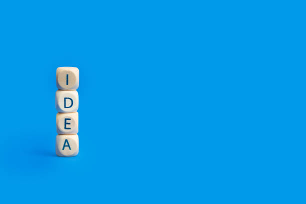 istock Idea word made with wooden letter blocks 1309710419