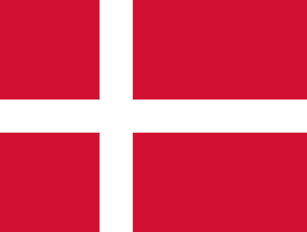 istock Denmark national flag, danish national official flag. 1309712176