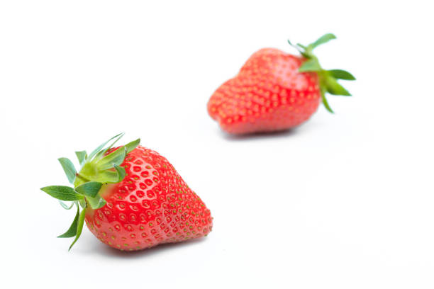 Sweet strawberry, isolated white background