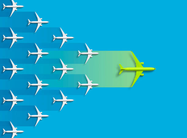 istock A swarm of Passenger planes 1309716339