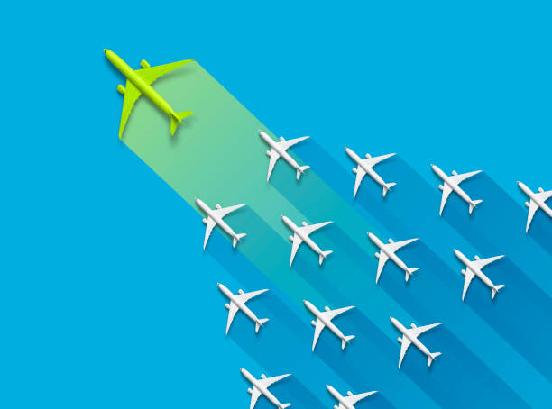 istock A swarm of Passenger planes 1309716487