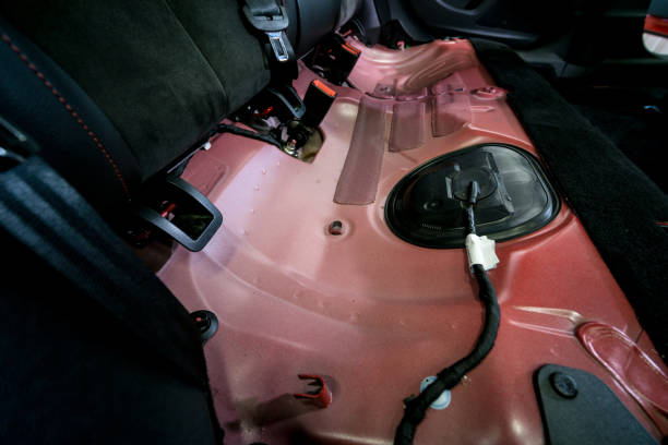 istock Disassembled car for deep dry cleaning of the interior. 1309717222