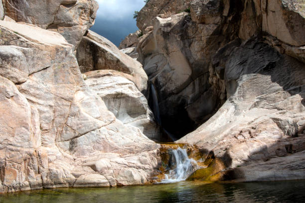 istock natural granite pools, Bau Mela waterfalls in Sardinia 1309720277