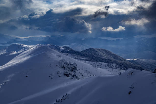 istock Winter landscape in Ciucas Mountains, Romania 1309720391