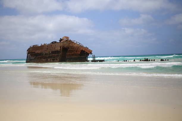 istock The Spanish shipwreck on the Atalanta beach in Boa Vista 1309727809