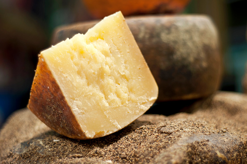 Pecorino cheese, Sardinia, Italy