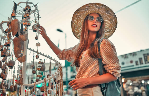 Tourist girl