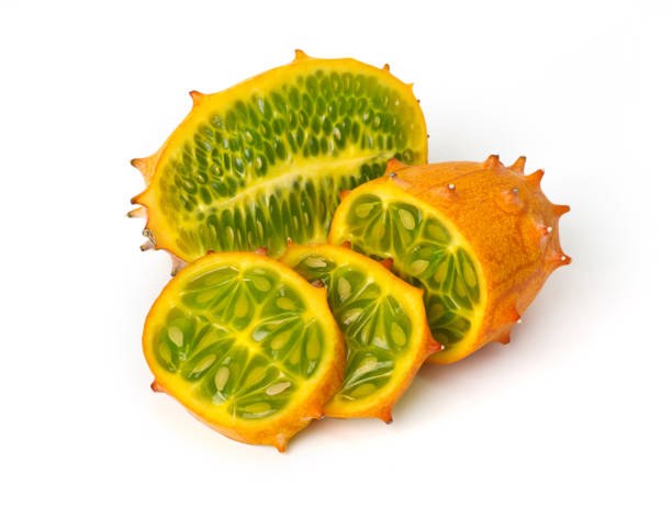 kiwano - kawani fruit stock-fotos und bilder