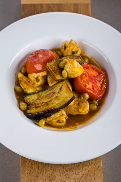istock Sour Grape Chicken With Mushroom and Tomato (Ghoreh mosamma) 1309753497