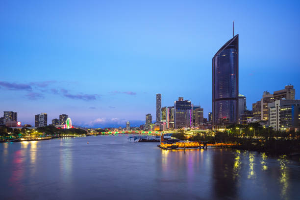 istock skyline of Brisbane by brisbane river 1309754963