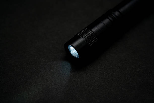 penlight on black background - penlight imagens e fotografias de stock