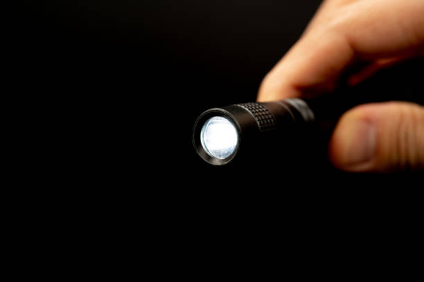 penlight on black background - penlight imagens e fotografias de stock