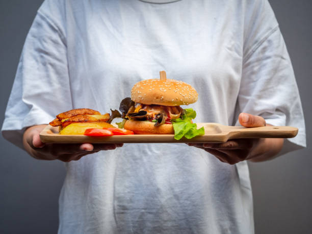 istock Delicious fresh homemade burger. 1309764676
