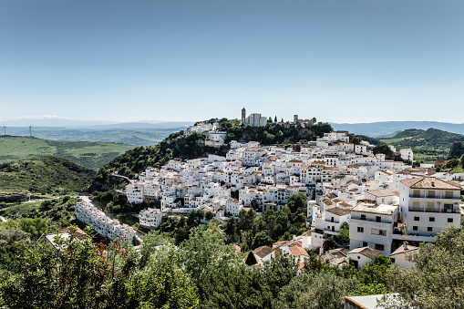 Casares. Typical Andalusian white town in the province of Malaga.