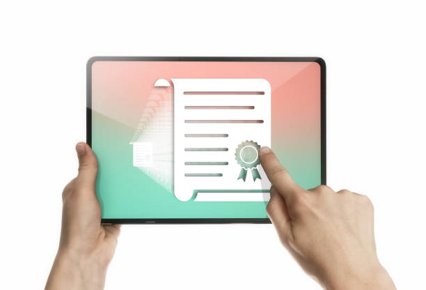 istock Concept of online education. 1309769830