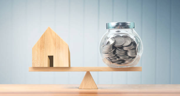 istock Wooden House Model .Housing and Real Estate concept 1309771102