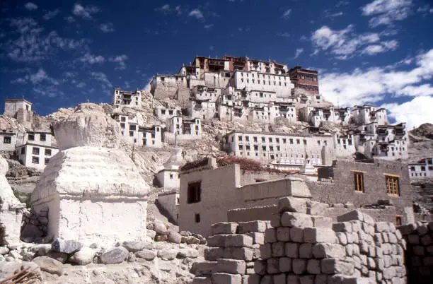 The historic old city of Leh in the province of Ladakh in the Himalayas in north India.