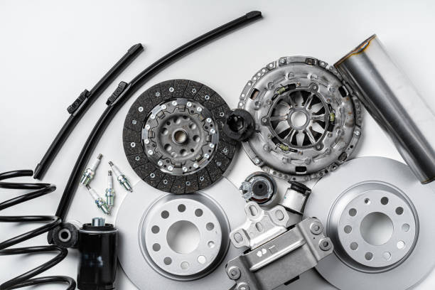 istock New metal auto parts on grey background 1309772222