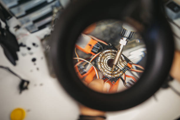 istock Electronics of disassembled drone repairing 1309773656