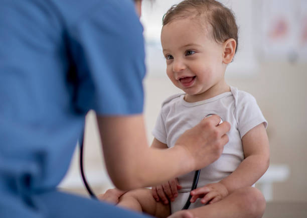 istock Baby at a Medical Check Up 1309776183