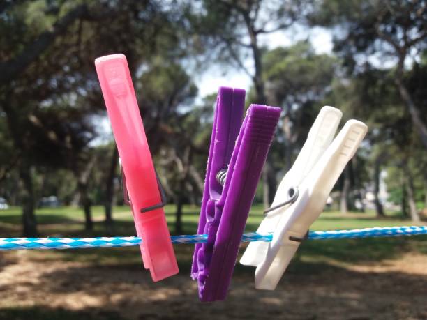 istock Colorful clothespins outdoor 1309778982