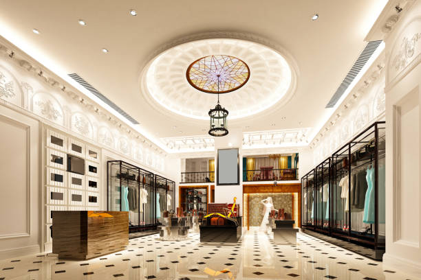 istock 3D render of fashion shop 1309779947