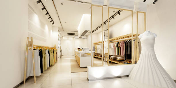 istock 3D render of fashion shop 1309780049