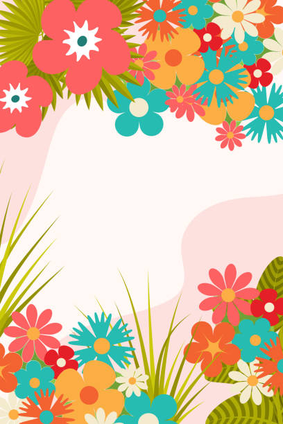 istock Spring background, Beautiful forest scene with flowers and woods , place for your text 1309784419