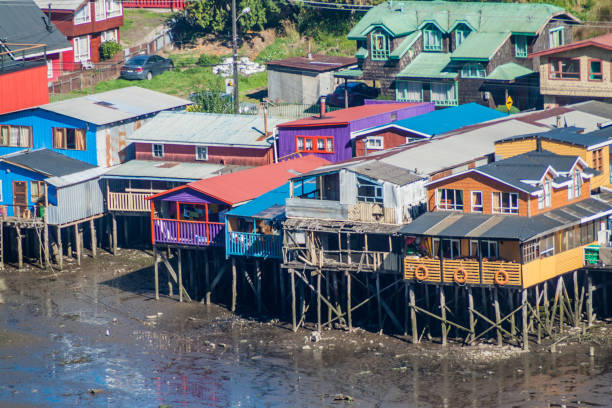 istock Palafitos (stilt houses) in Castro, Chiloe island, Chile 1309784971