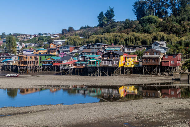 istock Palafitos (stilt houses) in Castro, Chiloe island, Chile 1309784978