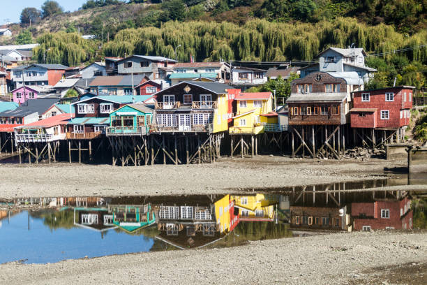 istock Palafitos (stilt houses) in Castro, Chiloe island, Chile 1309786055