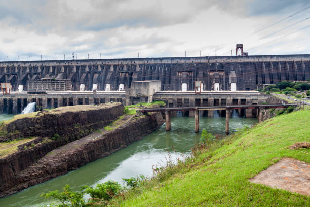 istock Itaipu dam on river Parana 1309786218