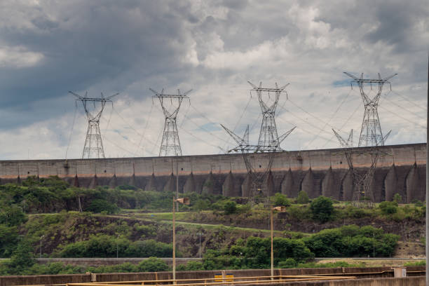 istock Itaipu dam on river Parana 1309786222