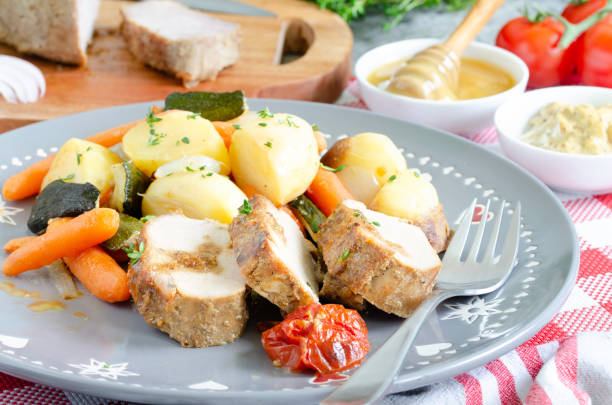 istock Honey mustard roasted pork tenderloin 1309787862