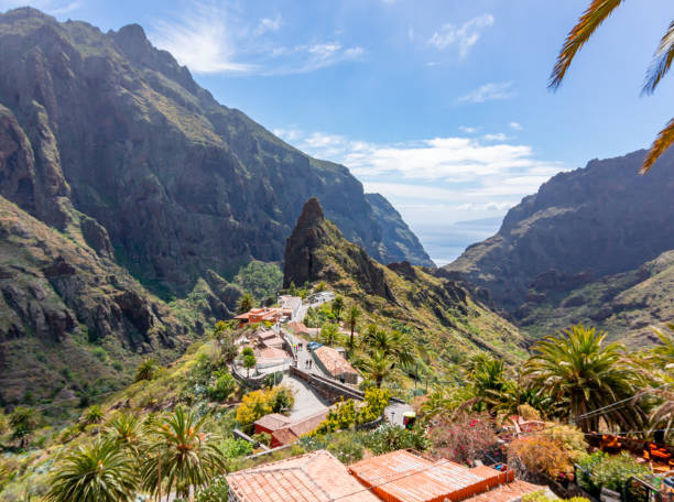 Masca canyon on Tenerife, Canary islands, Spain Masca canyon on Tenerife, Canary islands, Spain tenerife stock pictures, royalty-free photos & images