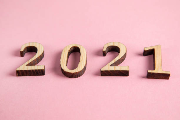 istock wooden 2021 on the table 1309807934