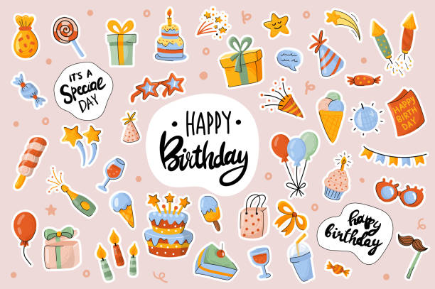 9,300+ Birthday Stickers Stock Photos, Pictures & Royalty-Free Images -  iStock