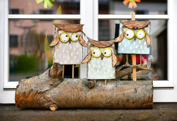 Window decoration in the preschool
